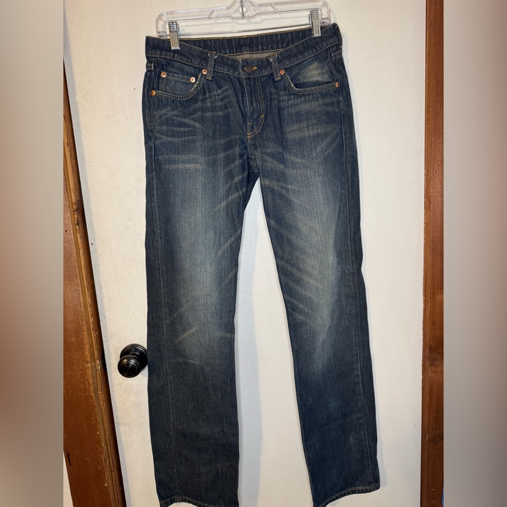 Weekday Dark Blue Straight Jeans